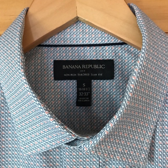Banana Republic Other - Banana Republic Tailored Slim Fit Shirt Small